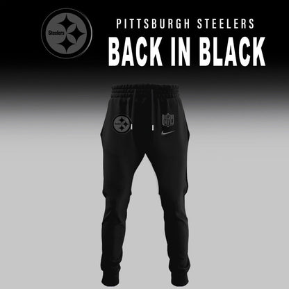 Limited Edition Pittsburgh Steelers Back in Black Hoodie