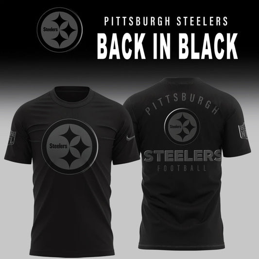 Limited Edition Pittsburgh Steelers Back in Black Shirt