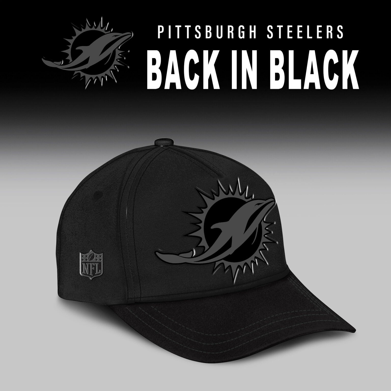 Miami Dolphins 2025 Back In Black Limited Edition Combo Hoodie