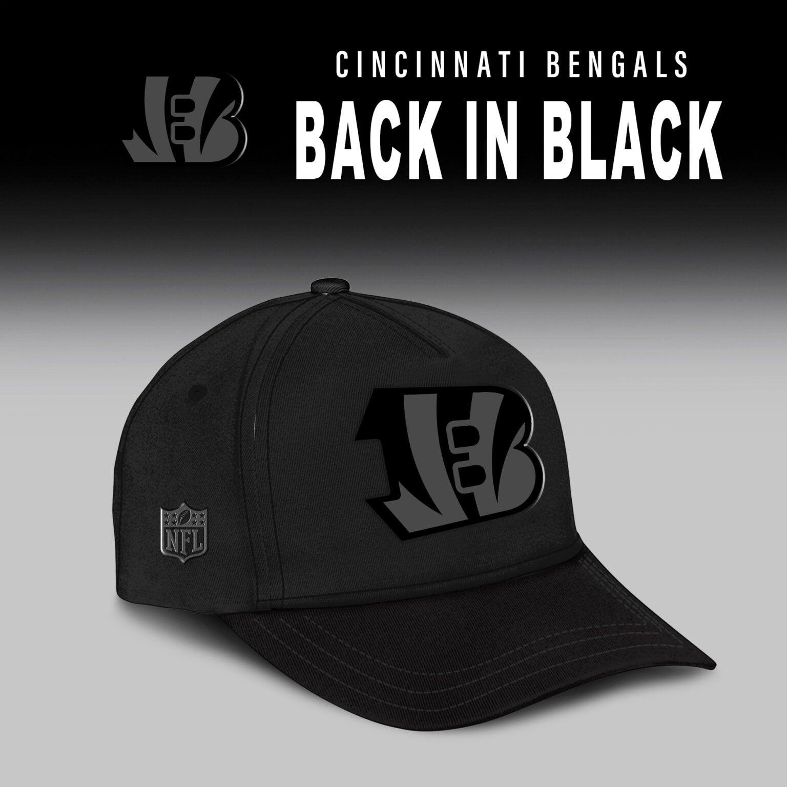 Cincinnati Bengals 2025 Back In Black Limited Combo Hoodie