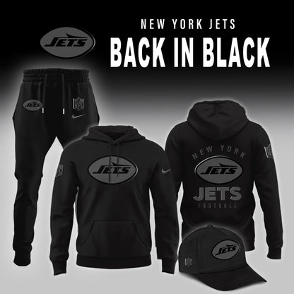 New York Jets 2025 Back In Black Limited Edition Combo Hoodie