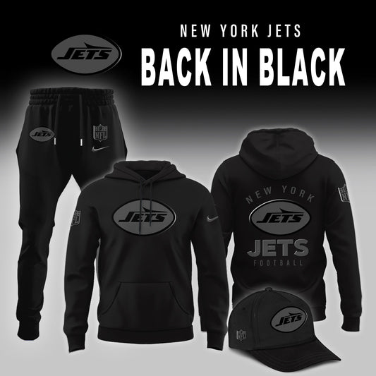New York Jets 2025 Back In Black Limited Edition Combo Hoodie