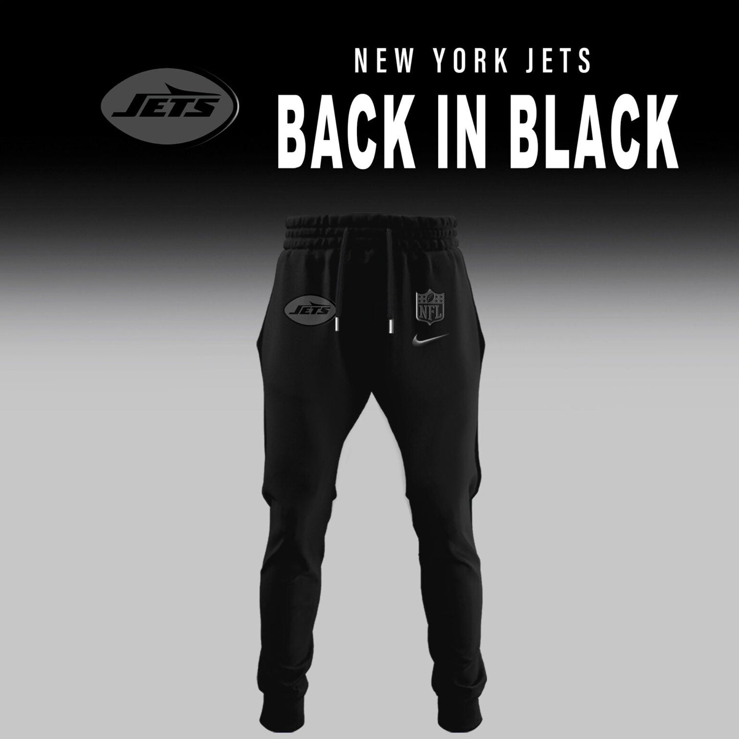 New York Jets 2025 Back In Black Limited Edition Combo Hoodie