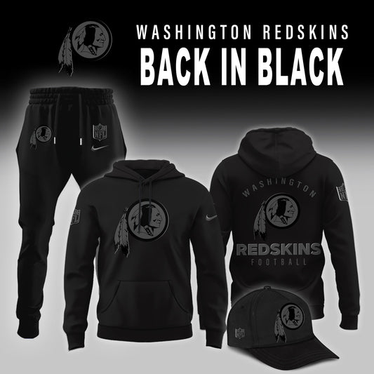 Washington Commanders 2025 Back In Black Limited Edition Combo Hoodie