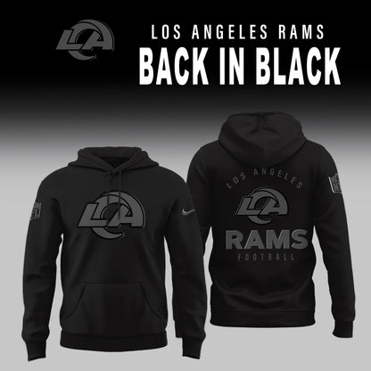 Los Angeles Rams 2025 Back In Black Limited Edition Combo Hoodie