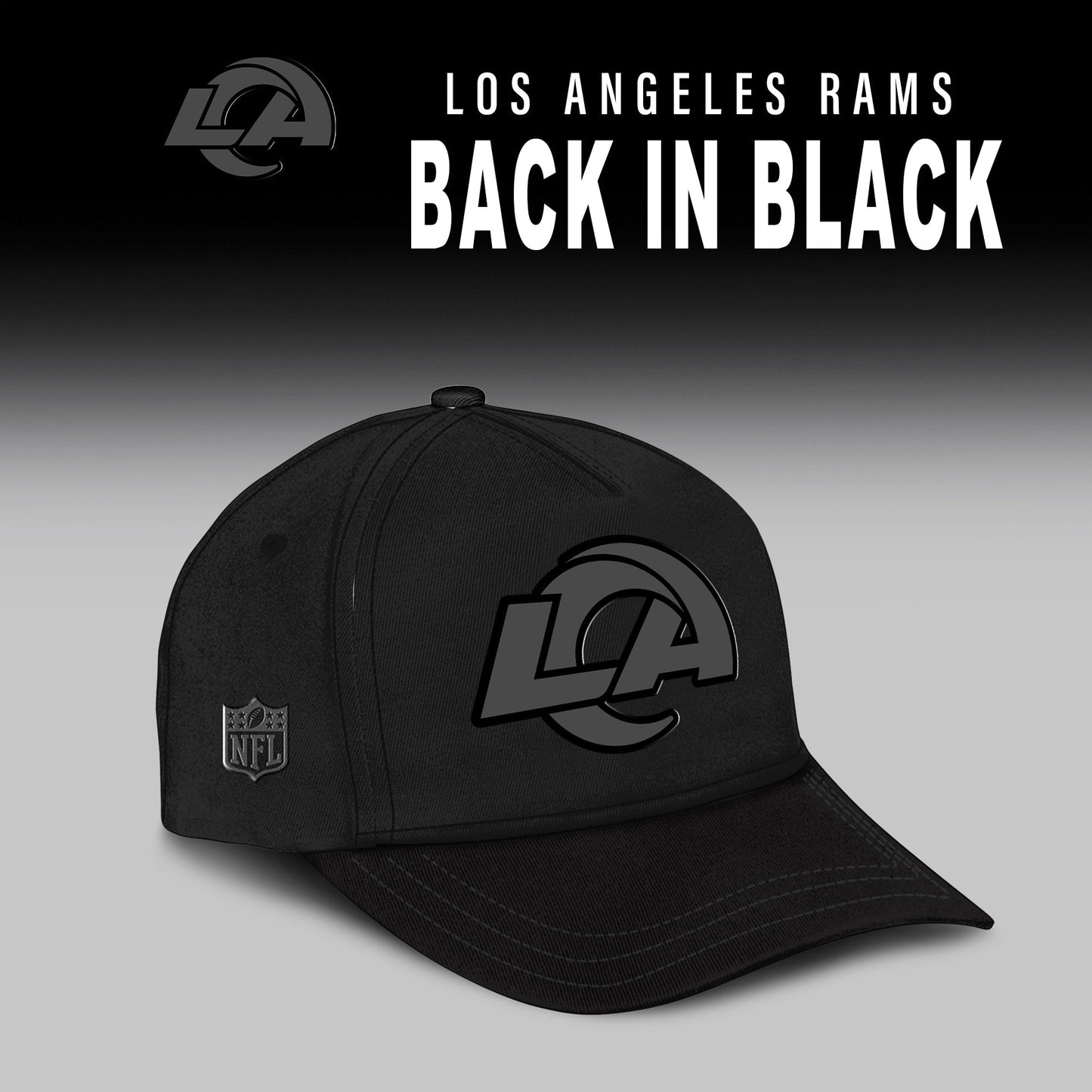 Los Angeles Rams 2025 Back In Black Limited Edition Combo Hoodie