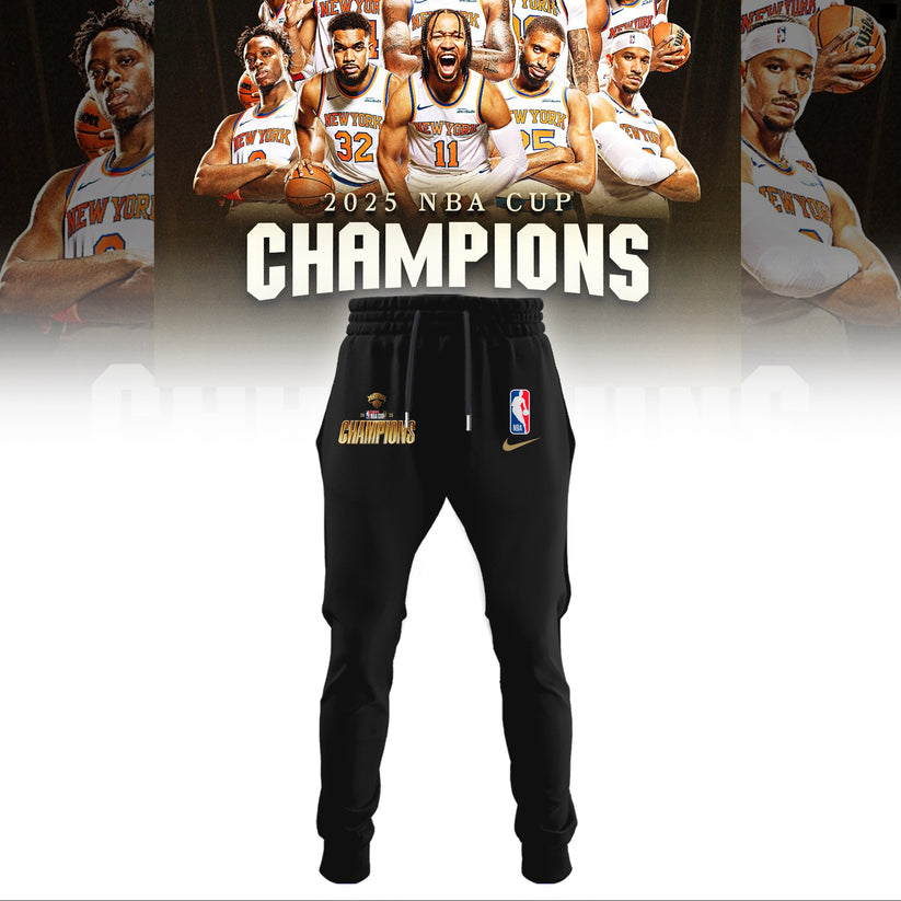New York Knicks 2025 Cup Champions T-Shirt Limited Edition
