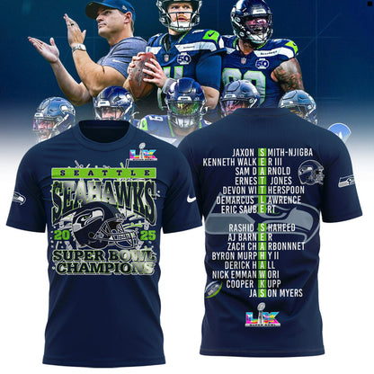 Seattle Seahawks Super Bowl LX Champions Limited Edition T.shirt