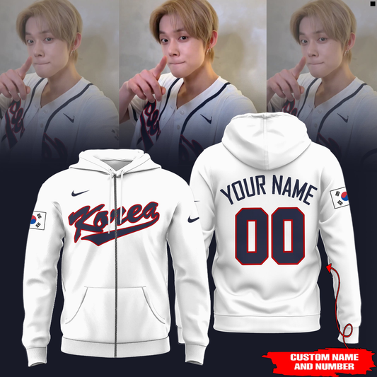 Korea Baseball 2026 World Baseball Classic Limited Edition Zip Hoodie
