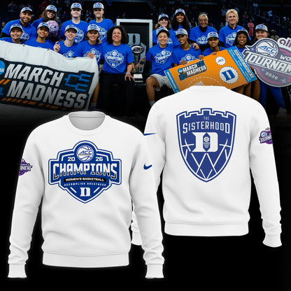 Duke Blue Devils 2026 ACC Women’s Basketball Tournament Champions Limited Edition Shirt