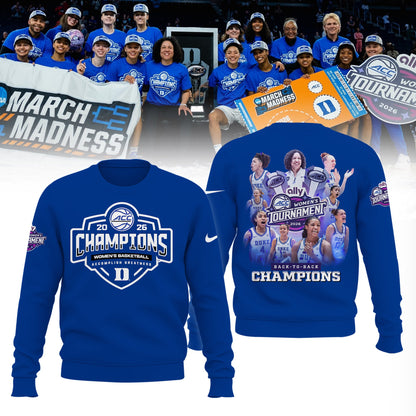 Duke Blue Devils 2026 ACC Women’s Basketball Tournament Champions Limited Edition Shirt