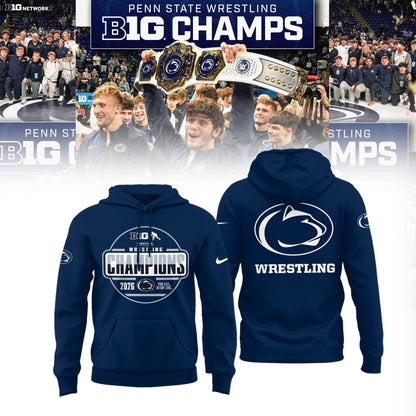 Penn State Nittany Lions 2026 Big Ten Men’s Wrestling Tournament Champions Limited Edition Shirt