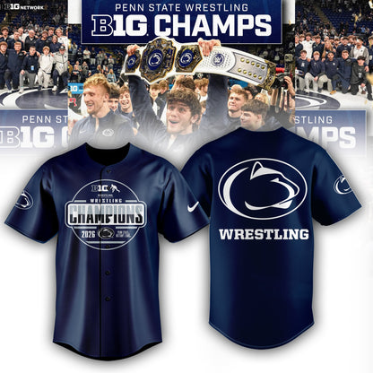 Penn State Nittany Lions 2026 Big Ten Men’s Wrestling Tournament Champions Limited Edition Shirt