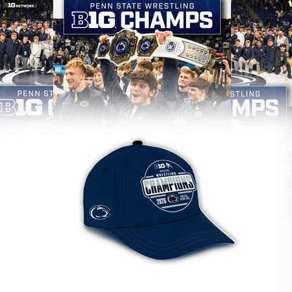 Penn State Nittany Lions 2026 Big Ten Men’s Wrestling Tournament Champions Limited Edition Shirt