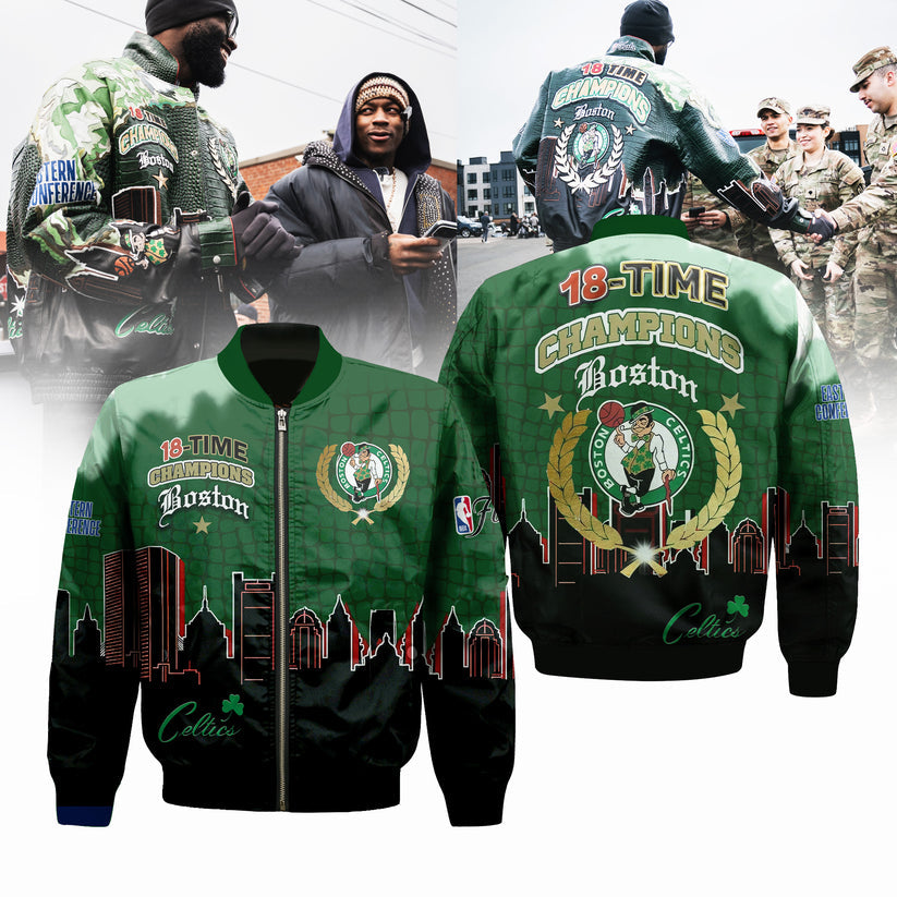 Boston Celtics 18-Time Finals Champions Limited Edition Zip Jacket