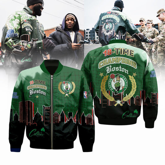 Boston Celtics 18-Time Finals Champions Limited Edition Zip Jacket