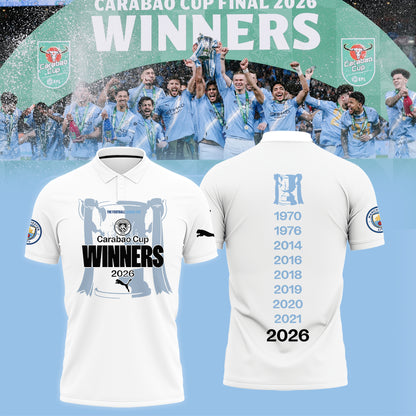 MC 2026 Carabao Cup Winners Limited Edition Polo