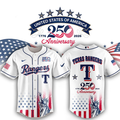 Full Team Baseball 250th Anniversary United States Semiquincentennial Special Jersey