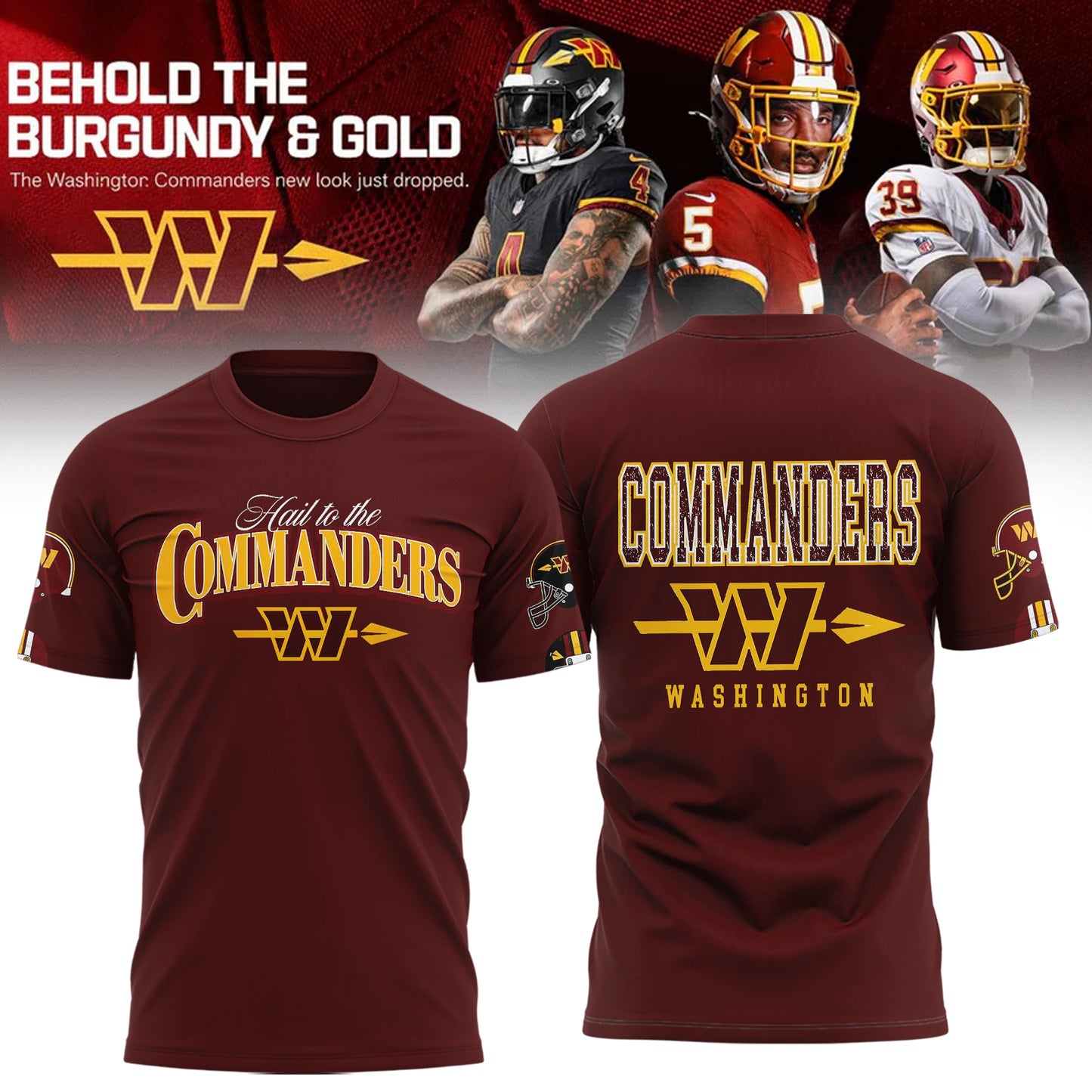 Limited Edition W.Commanders Franchise Focus Club Shirt