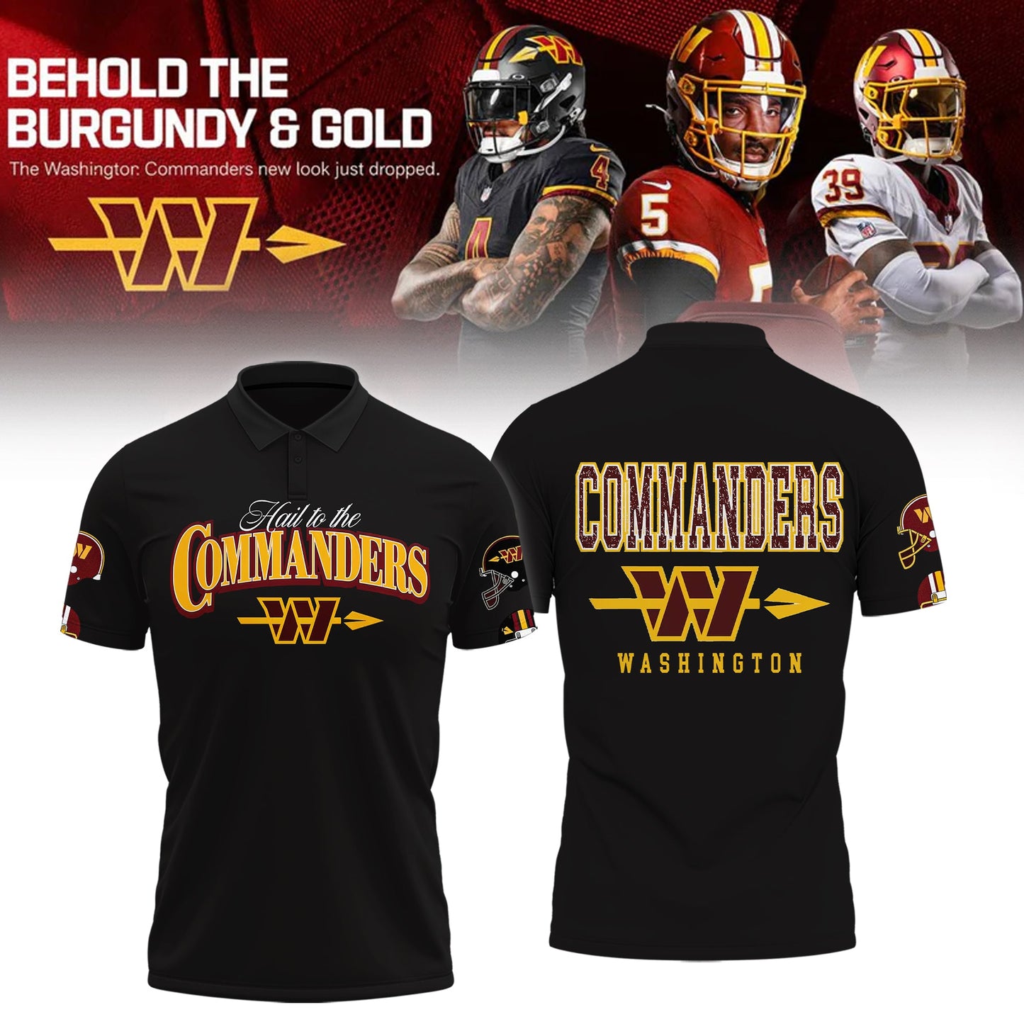 Limited Edition W.Commanders Franchise Focus Club Shirt