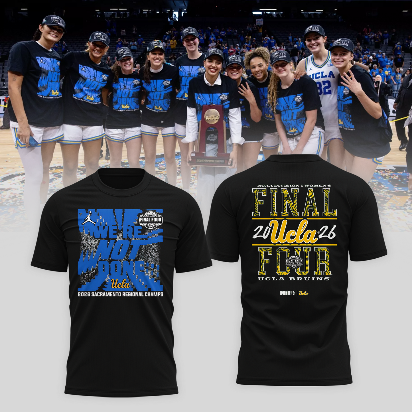 UCLA 2026 Women’s Basketball Five Four Tshirt Limited Edition