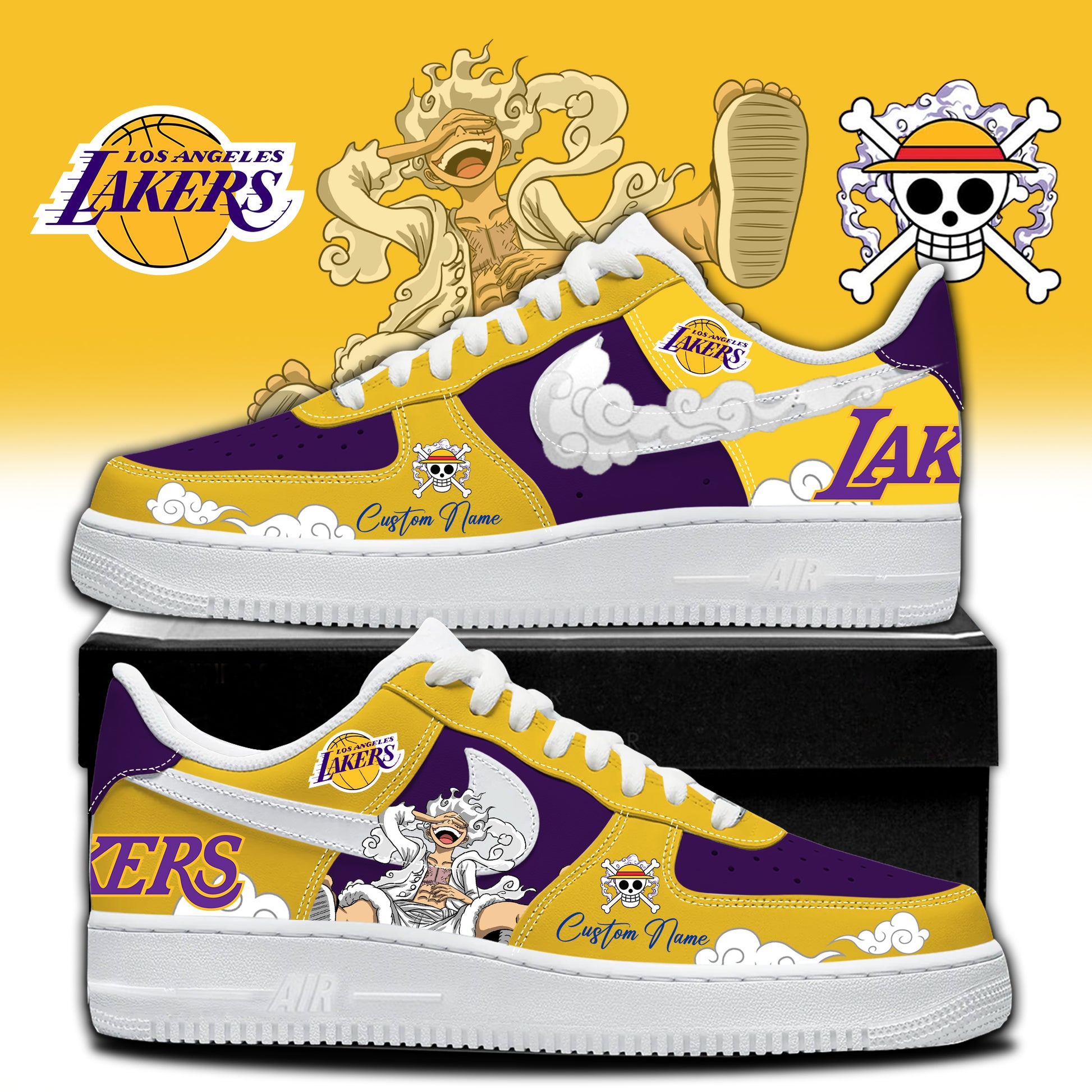 __LA Lakers OnePiece Luffy x Lakers – Limited Edition AF1