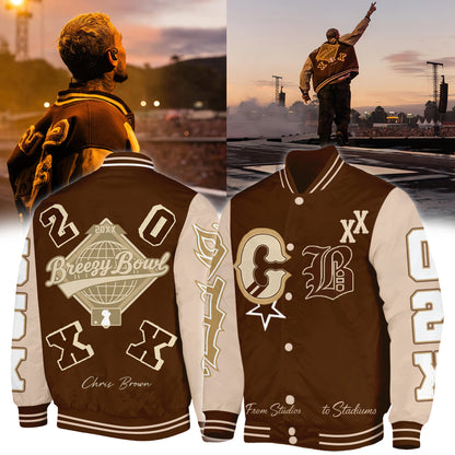 _Chris Brown _ Breezy Bowl XX Bomber Jacket