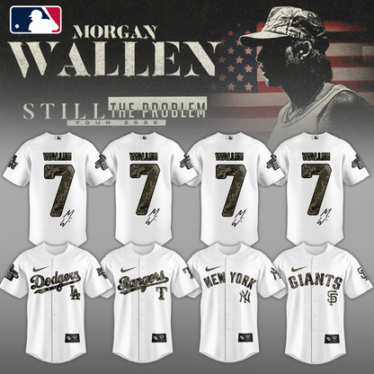ALL TEAM x Morgan Wallen Still Problem Tour Jersey