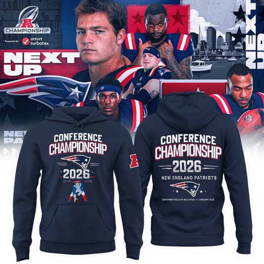 2026 AFC Championship Bound: Patriots Victory Hoodie