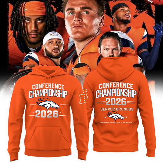 Broncos 2026 Conference Championship Official Commemorative Hoodie