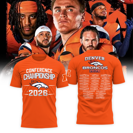 Broncos 2026 Conference Championship Official Commemorative TShirt