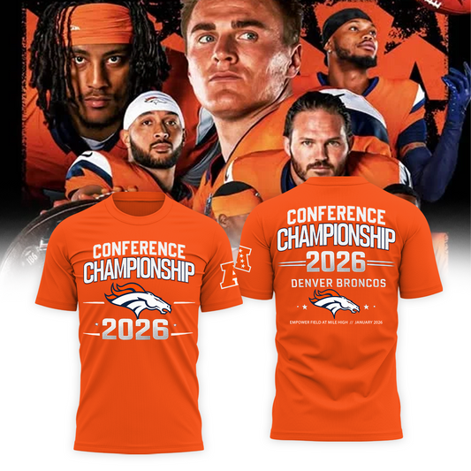 Broncos 2026 Conference Championship Official Commemorative TShirt