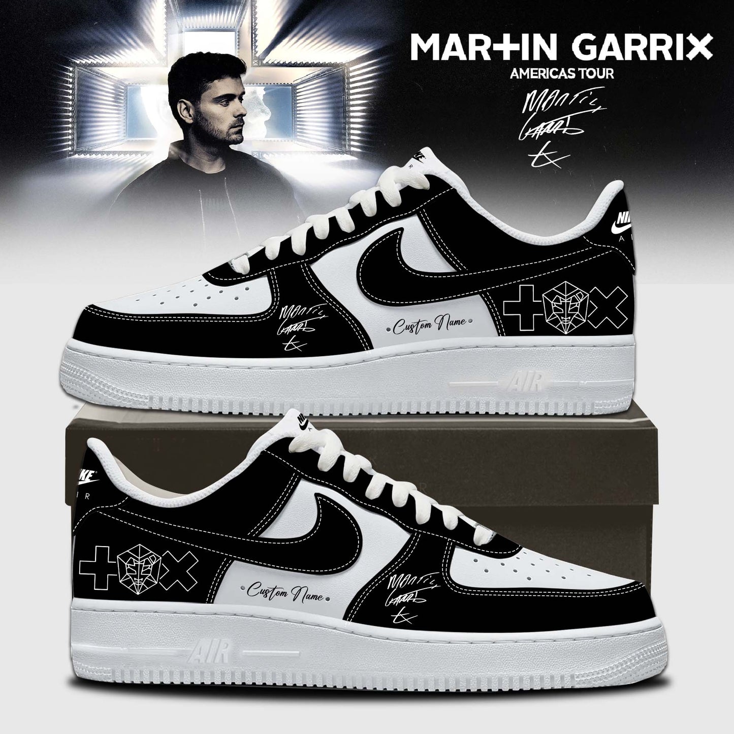 Martin Garrix AMERICAS TOUR signed Shoes 3
