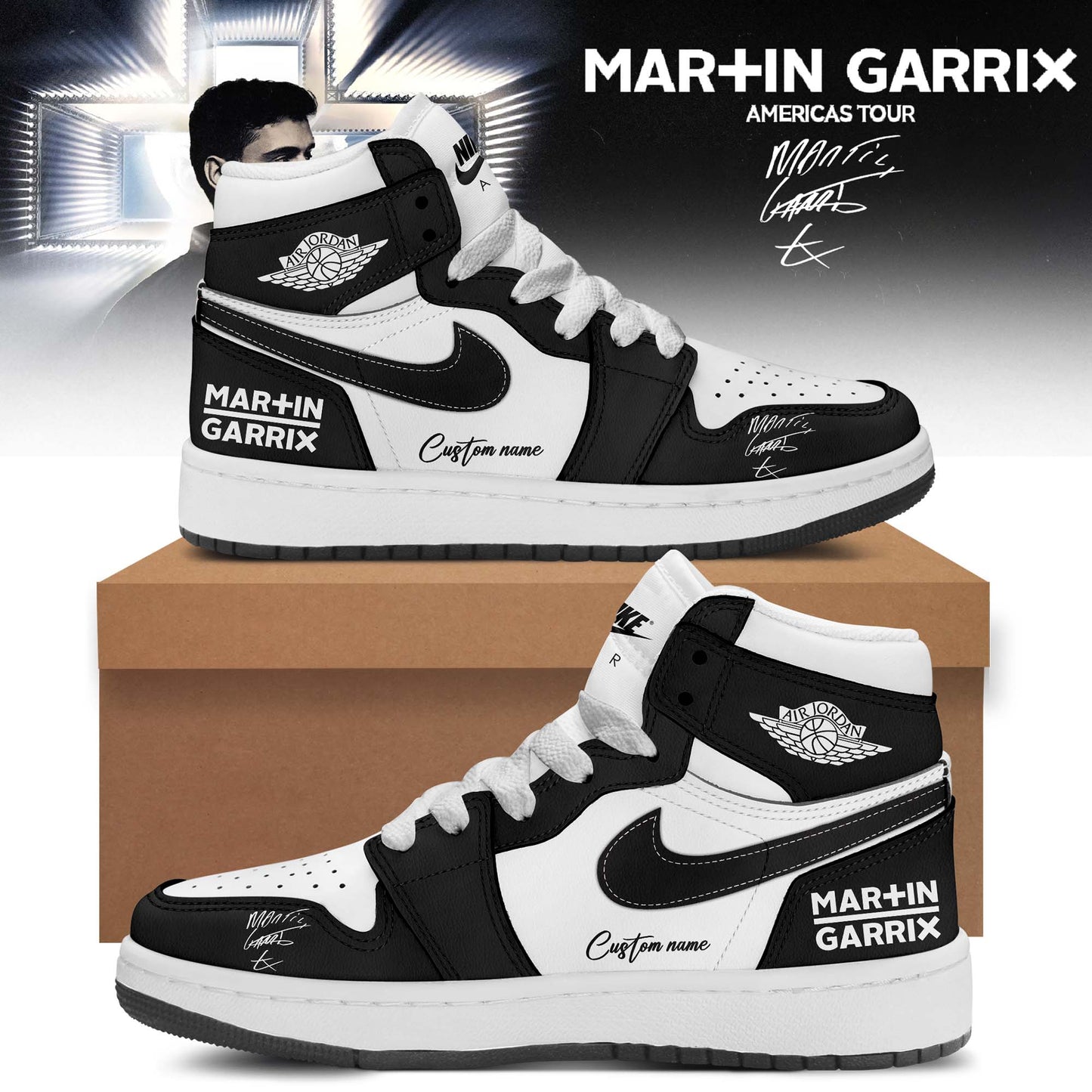 Martin Garrix AMERICAS TOUR signed Shoes 2