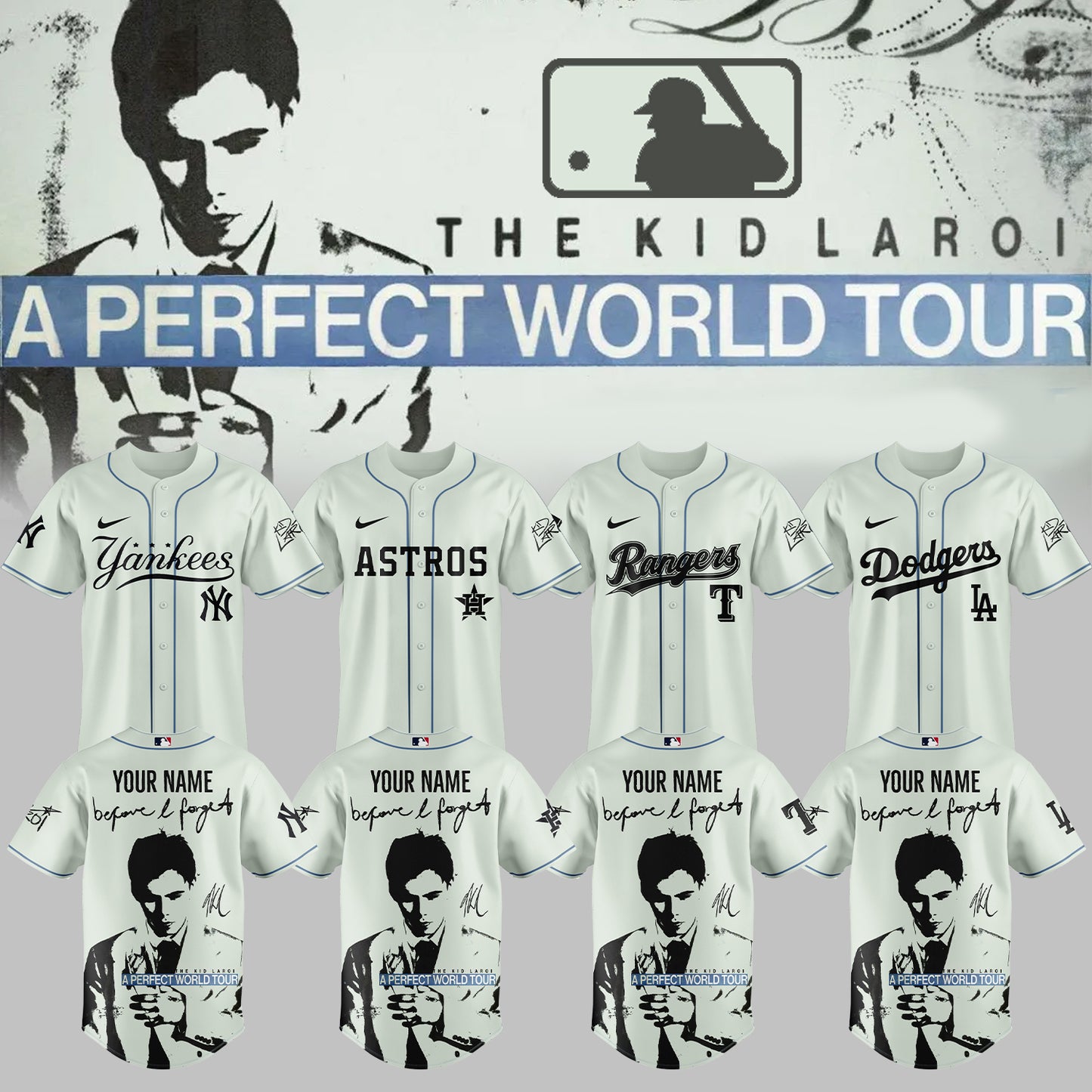 ALL TEAM x The Kid Laroi “A Perfect World Tour” Jersey (Custom Name)