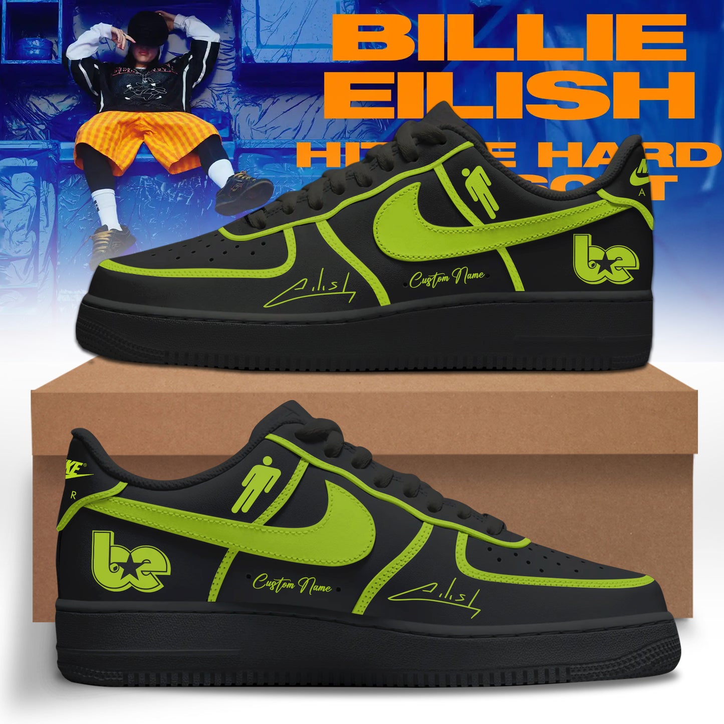 .Billie Eilish Hit Me Hard and Soft: The Tour Shoes 8