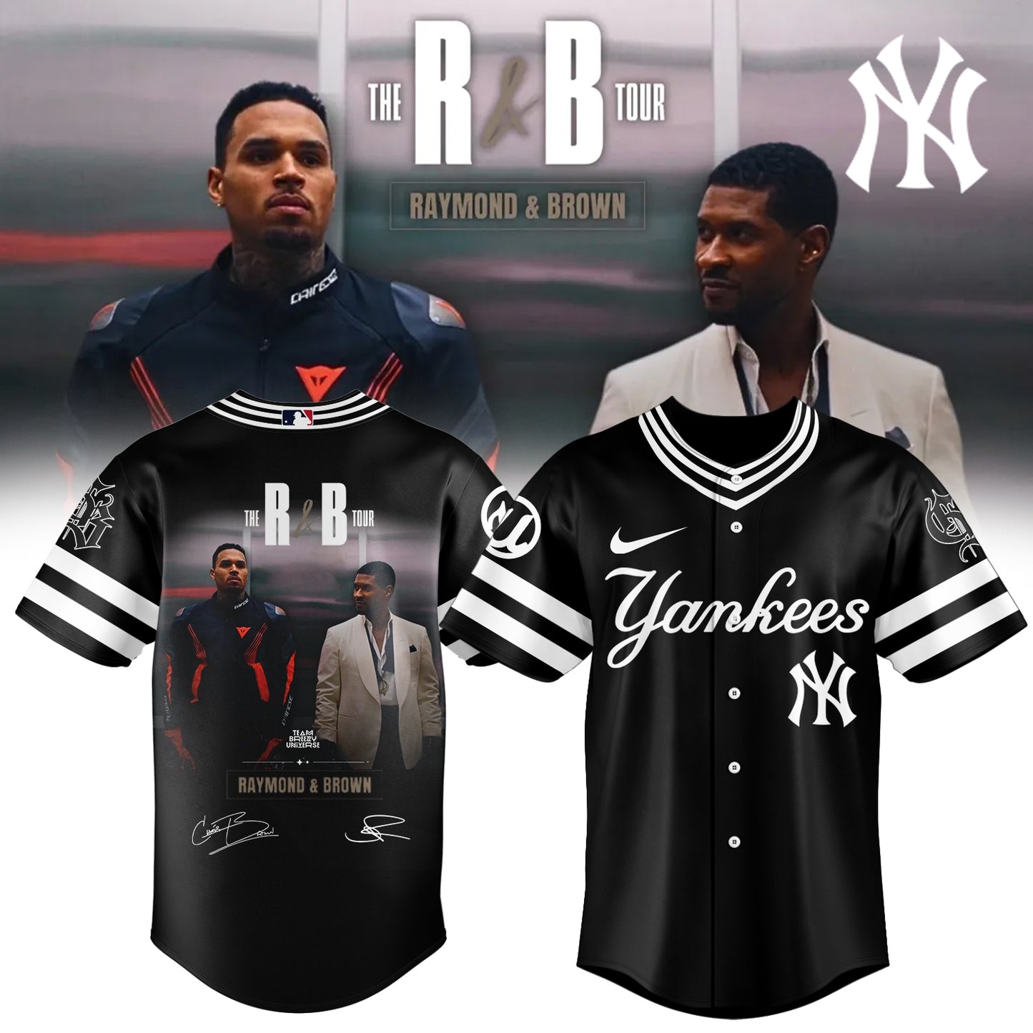 .BASEBALL x Raymond & Brown the R&B Tour Jersey 6