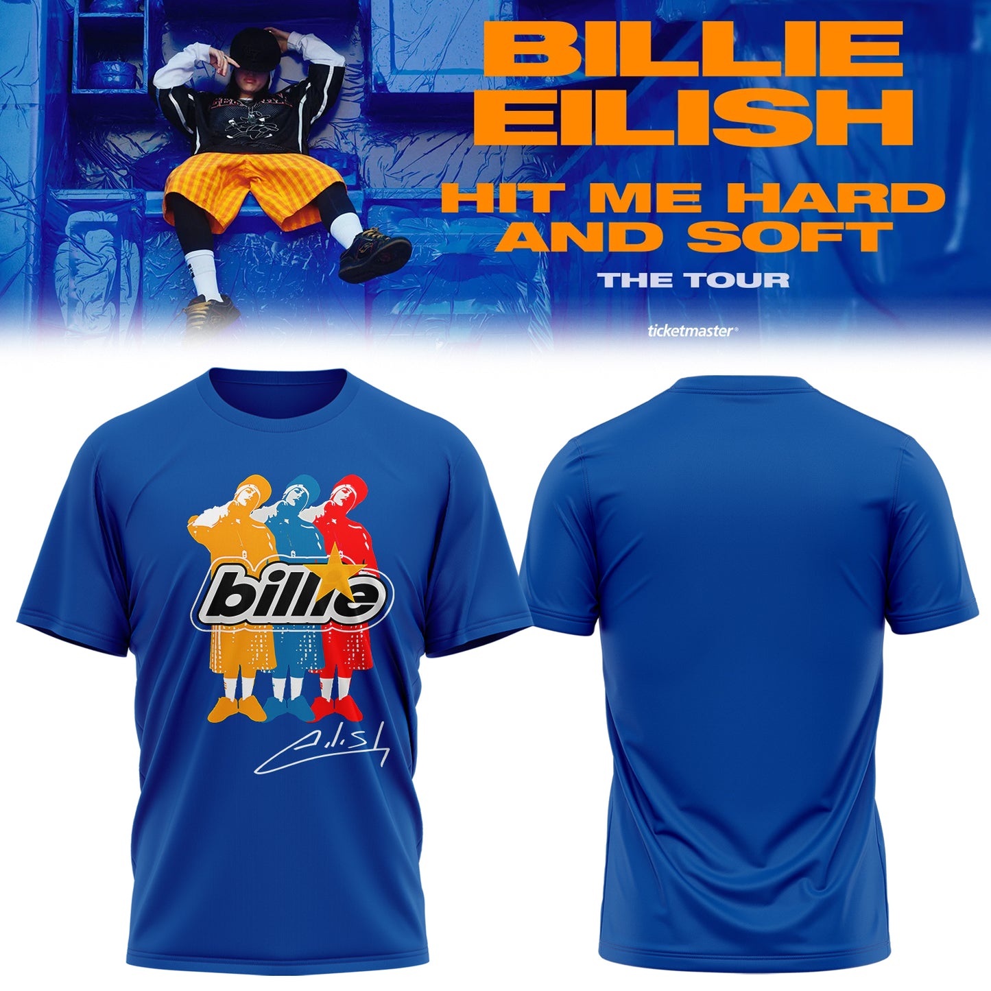 Billie Eilish Hit Me Hard and Soft: The Tour Shirt