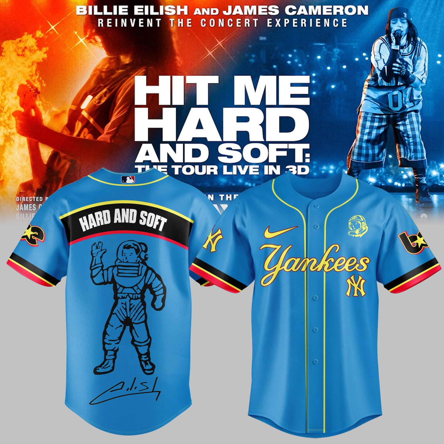 .Baseball x Billie Eilish HIT ME HARD AND SOFT: THE TOUR Jersey 4