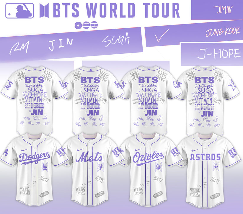 All Team X BTS ”COMEBACK & WORLD TOUR 2026” Limited Edition – Jersey