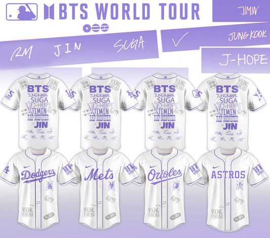 All Team X BTS ”COMEBACK & WORLD TOUR 2026” Limited Edition – Jersey