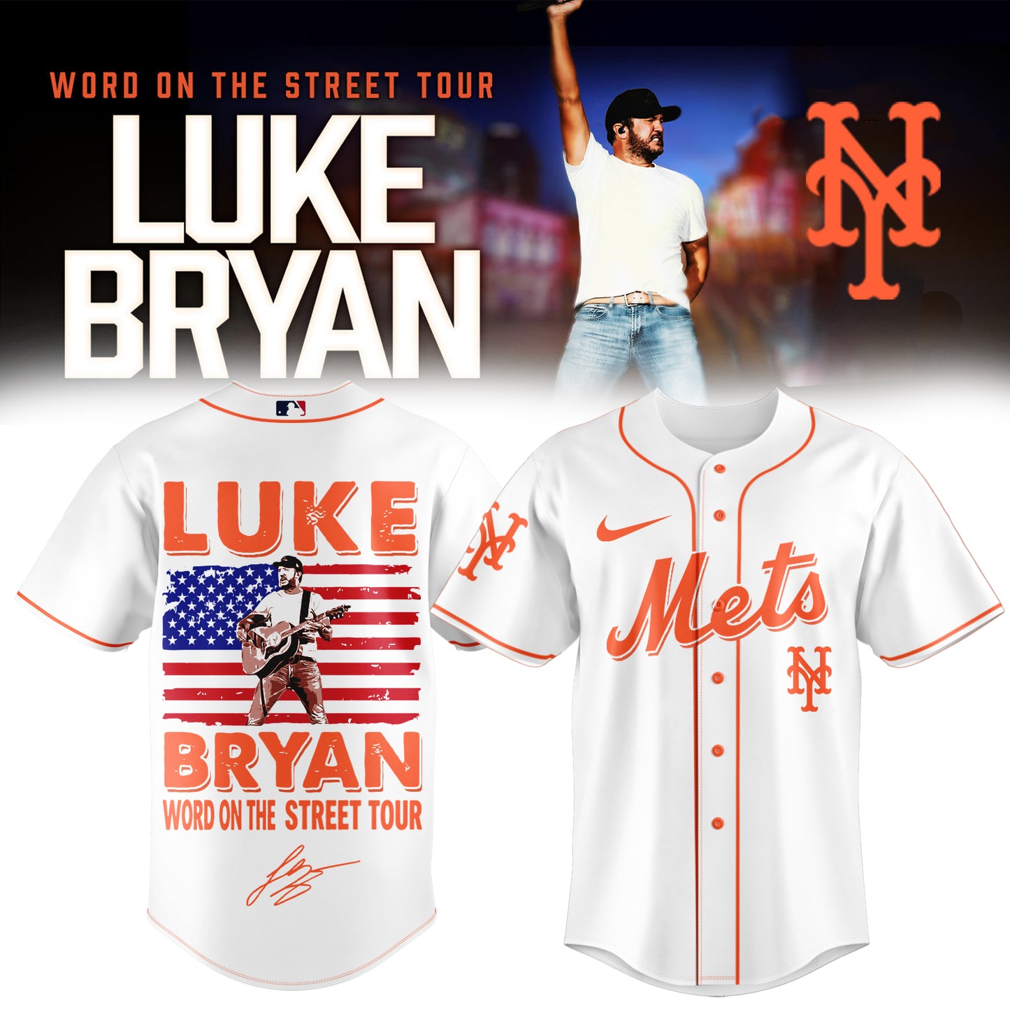 Baseball 🇺🇸 X  Luke Bryan – Word On The Street Tour