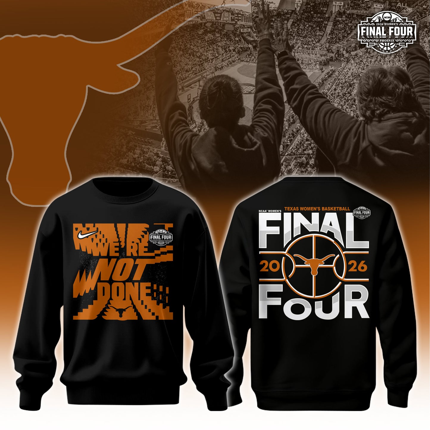 .TEX 2026 Women’s Basketball Five Four Sweatshirt Limited Edition