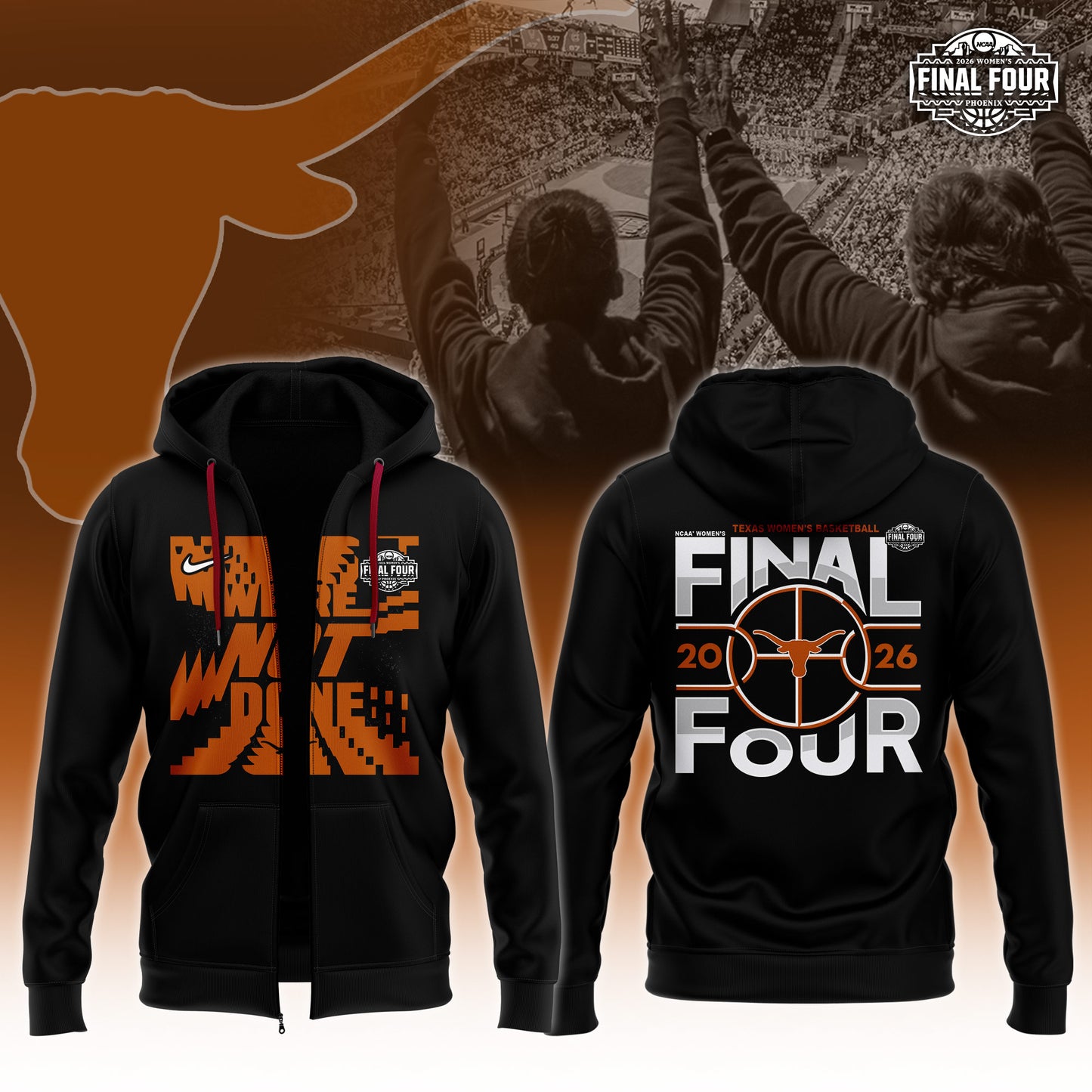 .TEX 2026 Women’s Basketball Five Four ZipHoodie Limited Edition