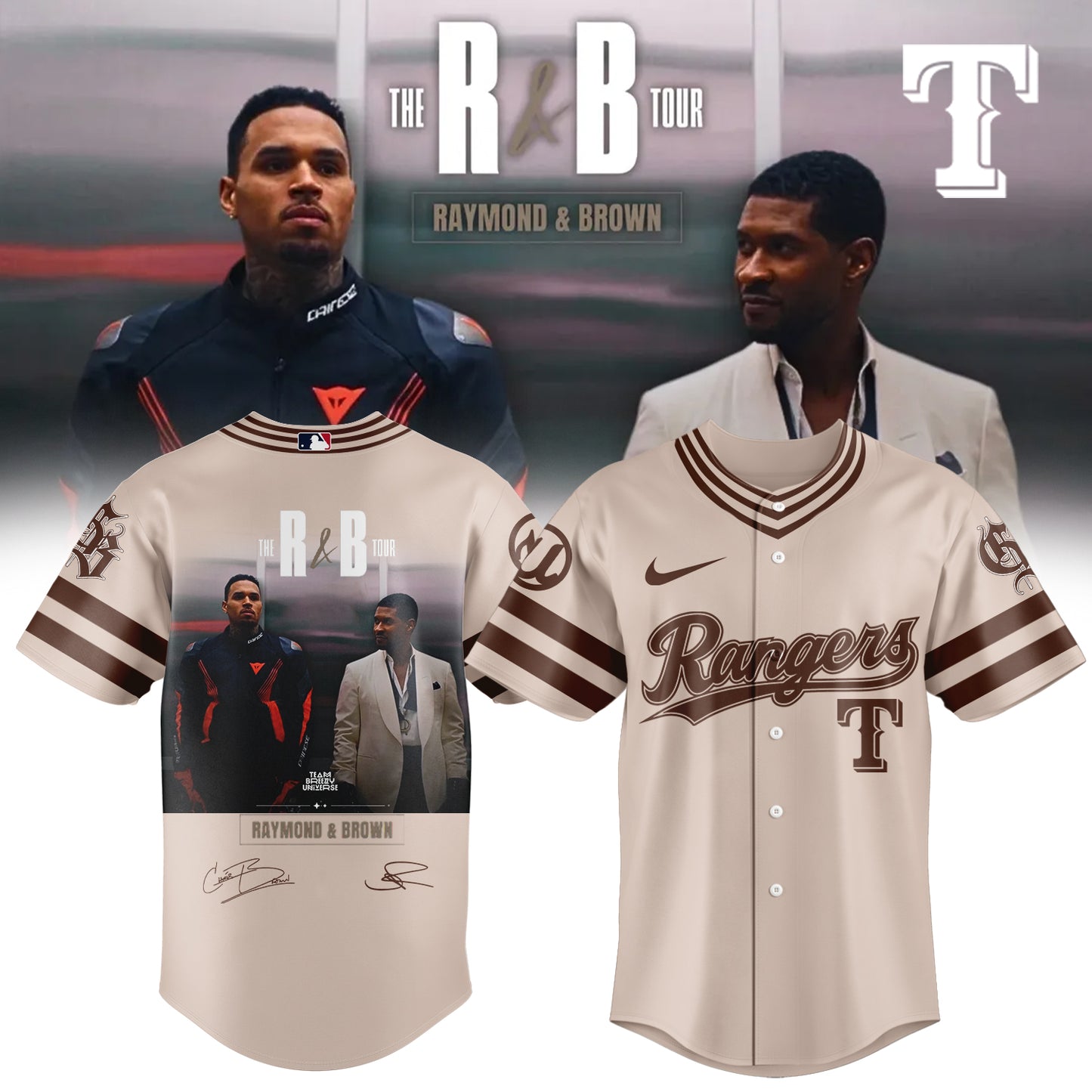 .BASEBALL x Raymond & Brown the R&B Tour Jersey 7