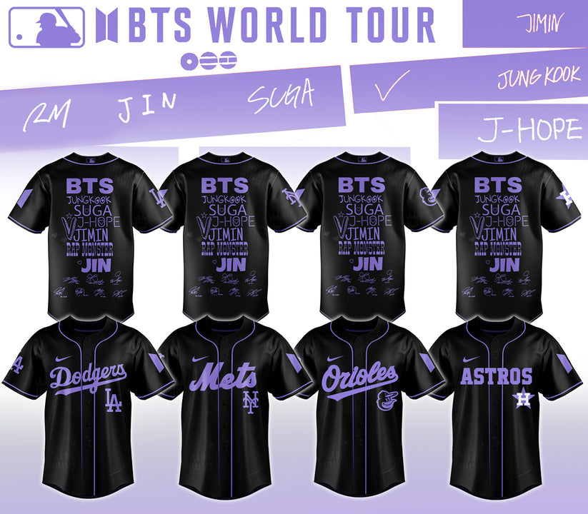 All Team X BTS ”COMEBACK & WORLD TOUR 2026” Limited Edition – Jersey