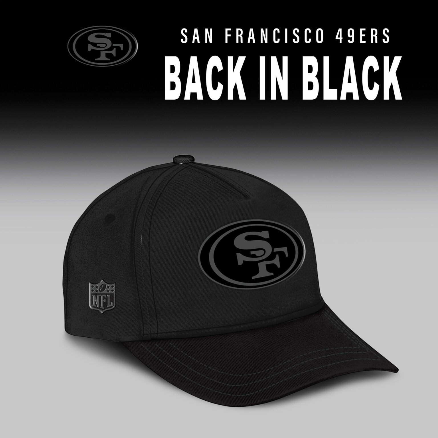 San Francisco 49ers 2025 Back In Black Limited Edition Combo Hoodie