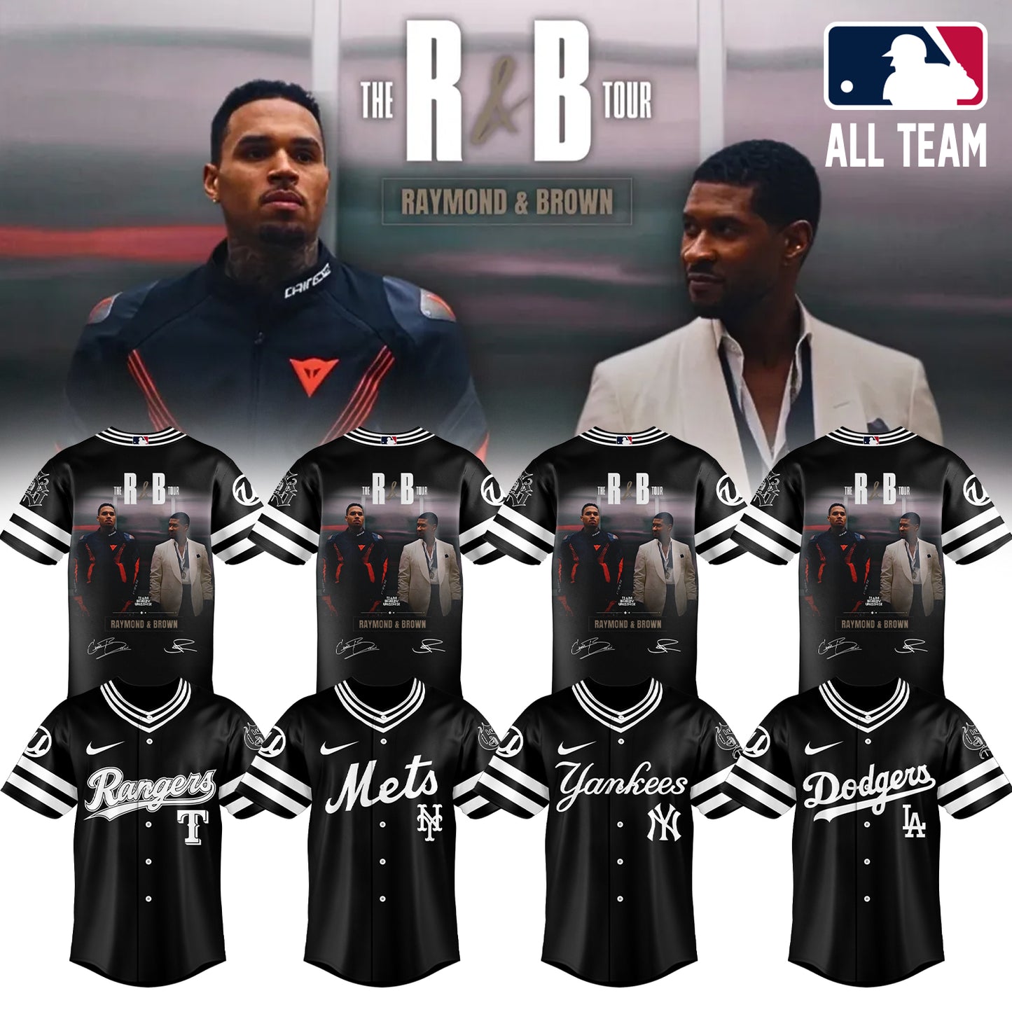 .BASEBALL x Raymond & Brown the R&B Tour Jersey 6