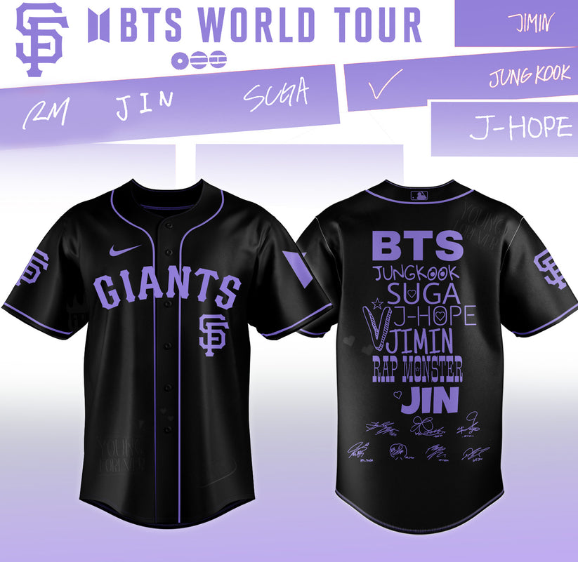 All Team X BTS ”COMEBACK & WORLD TOUR 2026” Limited Edition – Jersey