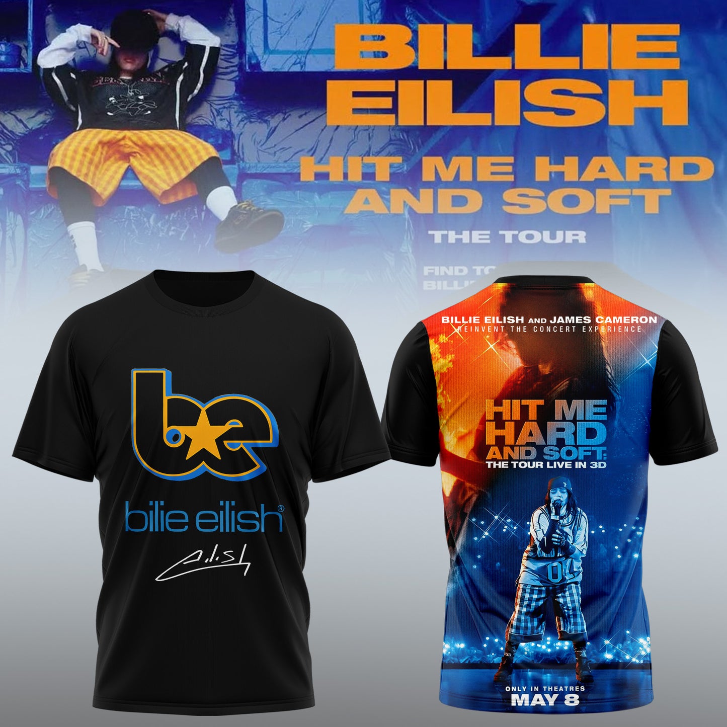 Billie Eilish Hit Me Hard and Soft: The Tour Shirt